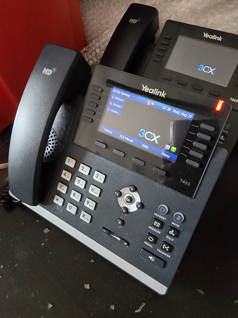 YEALINK SIP-T46S ULTRA Elegant Gigabit IP Phones 10no. in total £104.68 ...