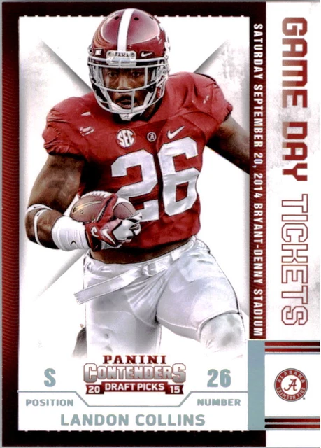 2015 Panini Contenders Draft Picks Game Day Tickets #29 Landon Collins