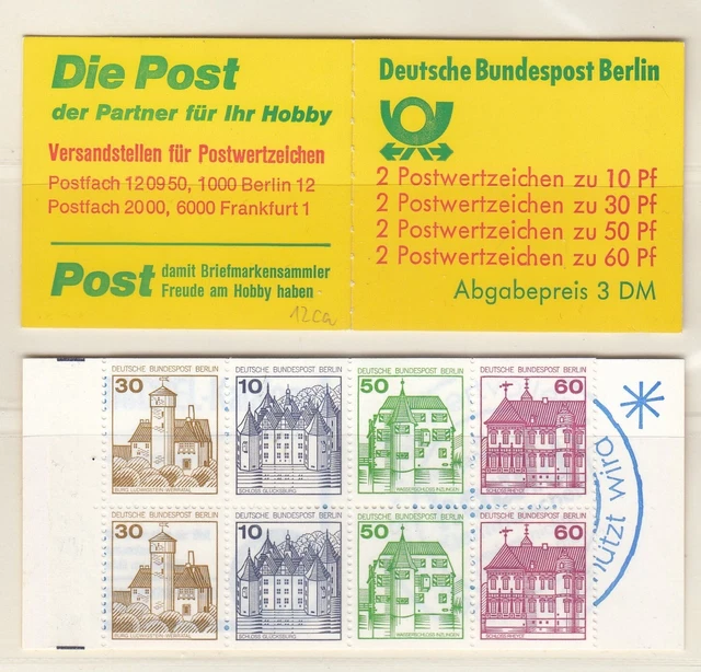 Berlin: 1 Markenheftchen Nr. 12cb  postfrisch!    (55)