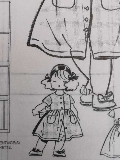 T20 PATRON POUPEE MODES ET TRAVAUX" PARKA ET CALCON AOÛT 1993