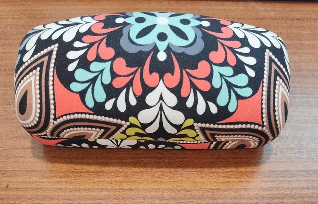 Vera Bradley Eyeglass Sunglass Case Hard Clamshell Floral Sierra Pattern