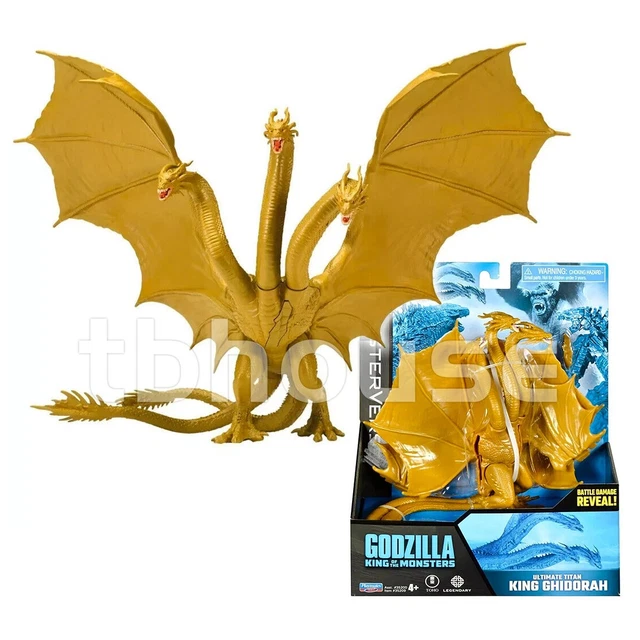 6& KING GHIDORAH figure MONSTERVERSE godzilla KING OF THE MONSTERS toy ...