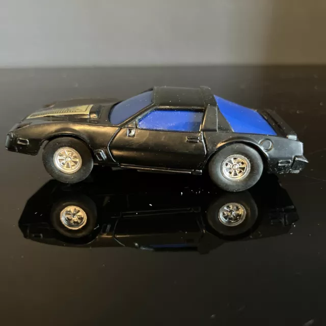 Vintage ARTIN Black Pontiac Firebird 1/43 Scale Slot Race Car Runs