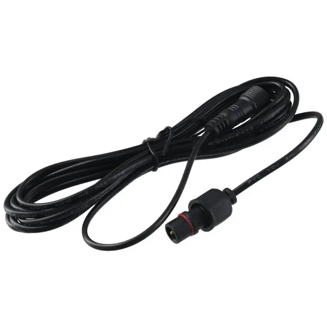 5 Pcs 3m Cable Extension Cord Black Extension Cord for Lights  Solar Light