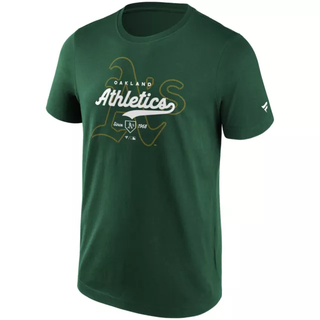 MLB Oakland Athletics A's T-Shirt Legacy Stitch Graphic Baseball
