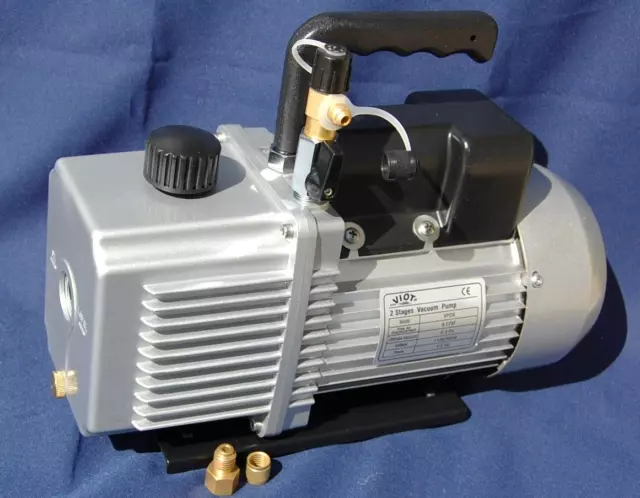 VIOT Deep Vacuum Pump:Rotary Vane 6CFM Resin Infusion Bagging CNC Jobs HVAC Tool