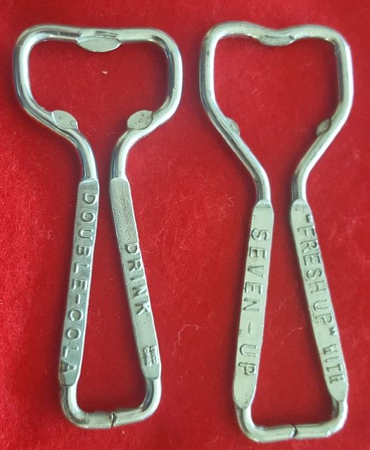 Seven Up 7 UP & Double Cola Soda Bottle Openers Bottle Cap Openers