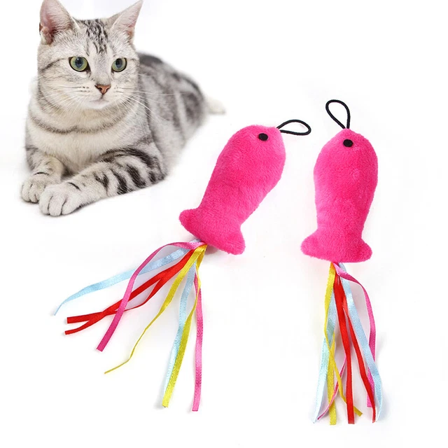 Chat Baguette Tête Pièce de Rechange Plume Teaser Baguette Chat Jouets Drôle GB
