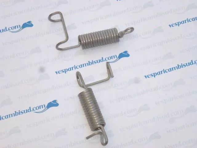COPPIA MOLLE CAVALLETTO ZINCATE VESPAFARO BASSO VM1T-2T Vesparicambisud