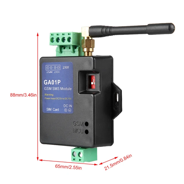 GA01P GSM Mini Smart Remote Power Failure Alert SMS Call Alarm Security Port ZIN