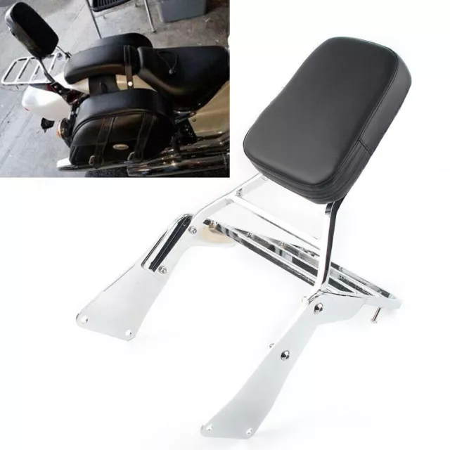 Backrest Sissy Bar+Luggage Rack For For Vulcan VN1500 Classic 1996-08 Motor