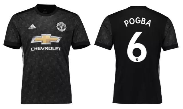 Trikot Adidas Manchester United 2017-2018 Away - Pogba 6 I Auswärts ManU
