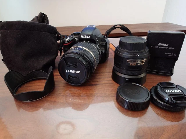 NIKON D5100 DSLR Camera Kit with 2 Lenses, Flip Screen  