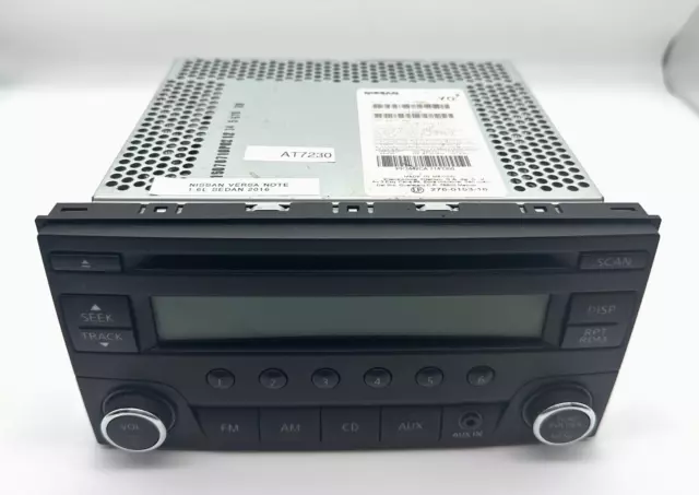 OEM 14-18 Nissan Versa Note AM FM Radio Receiver AUX Single Disc CD Player Unit