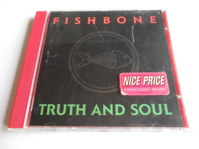 Fishbone, TRUTH AND SOUL - EU-CD 1988 - Booklet m. Texten -sehr gut, CD wie neu