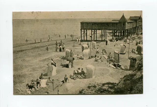 uralte AK Ostseebad Rewahl Pommern Badeleben 1926 //08