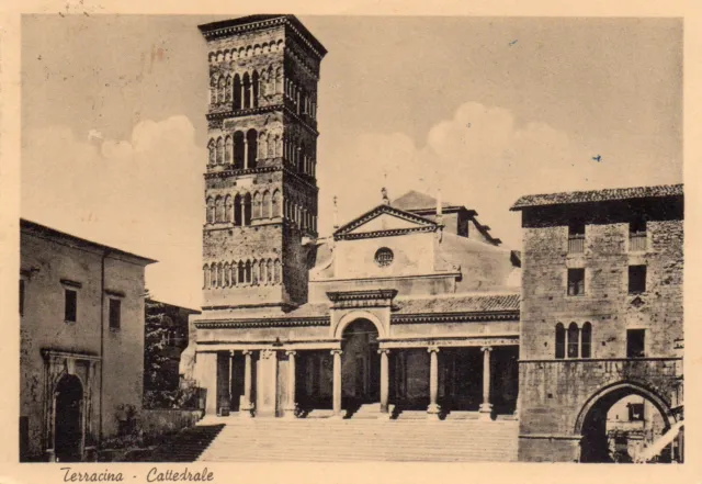 Terracina Latina Cattedrale Viagg.1953
