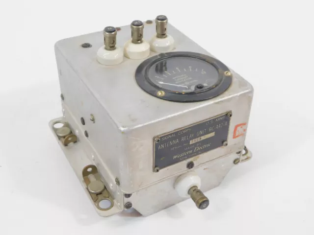 Western Electric BC-442-A Vintage Military Radio Antenna Relay Unit (untested)