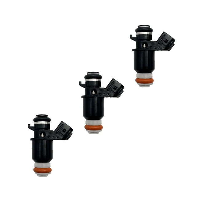 3Pcs Fuel Injector 8M0091784 For Yamaha 1999 F15AMH Outboard Mercury 25 30HP 4T