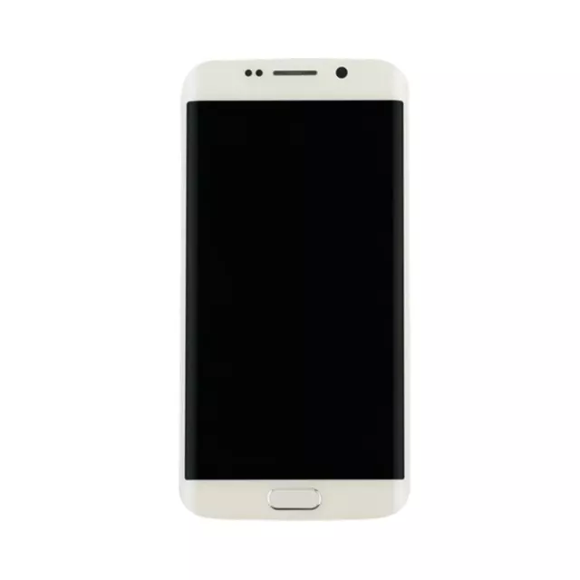 Samsung G925F Galaxy S6 Edge Original-Zubehör-Hersteller Original Bildschirm auf Rahmen - weiß