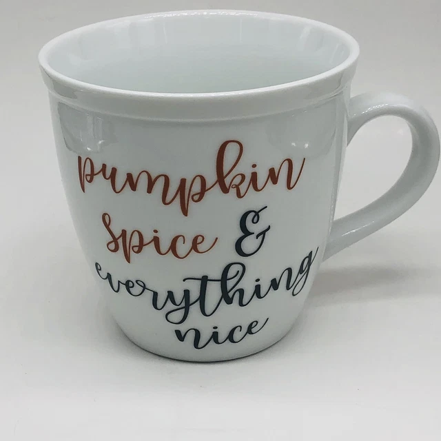 Pumpkin Spice and Everything Nice Mug Large 16 oz Fall Coffee Mug Collins