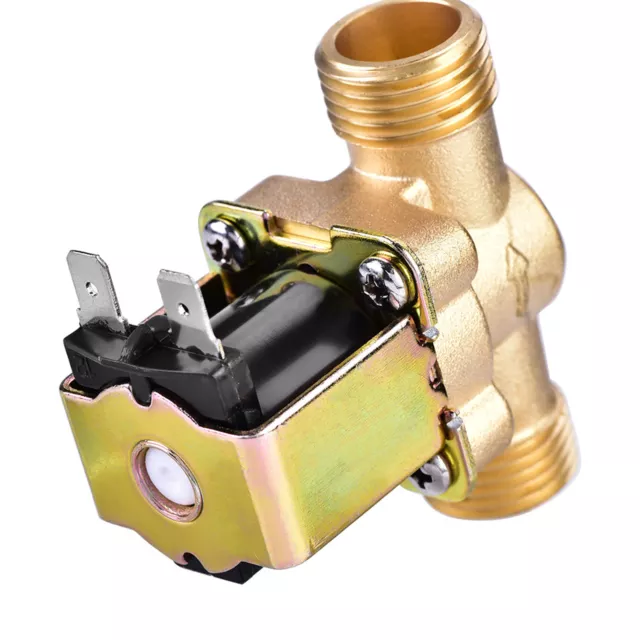 1/2 AC 220V Normally Closed Brass Electric Solenoid Magnetic Valve For Water