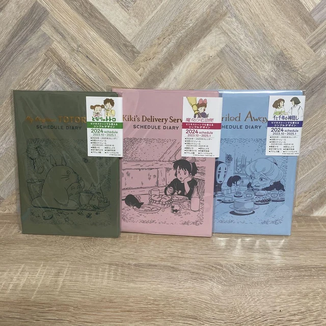 STUDIO GHIBLI 2024 Schedule Book Spirited Away Totoro Kiki's Delivery