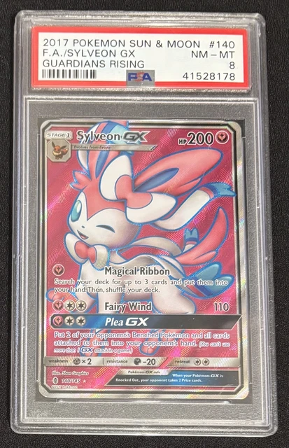 thumbnail image 2 of Gardevoir & Sylveon GX 166/150 SR Full Art Holo - Pokemon Sun & Moon Chinese Card 2 of 5
