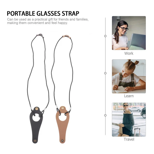 2 Pcs Sunglass Chain Holder Glasses Lanyard Vintage Sunglasses Sports 5