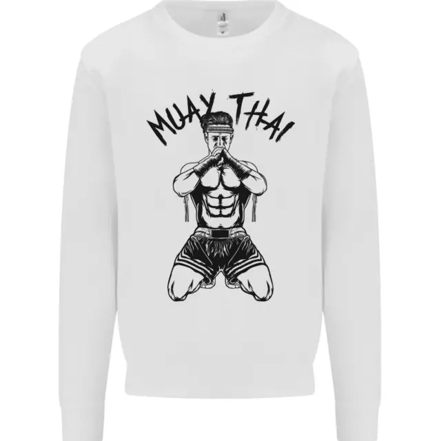 Muay Thai Fighter Mixed Martial Arts MMA Kids Sweatshirt Jumper