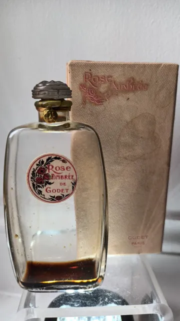 Flacon parfum ancien de collection GODET