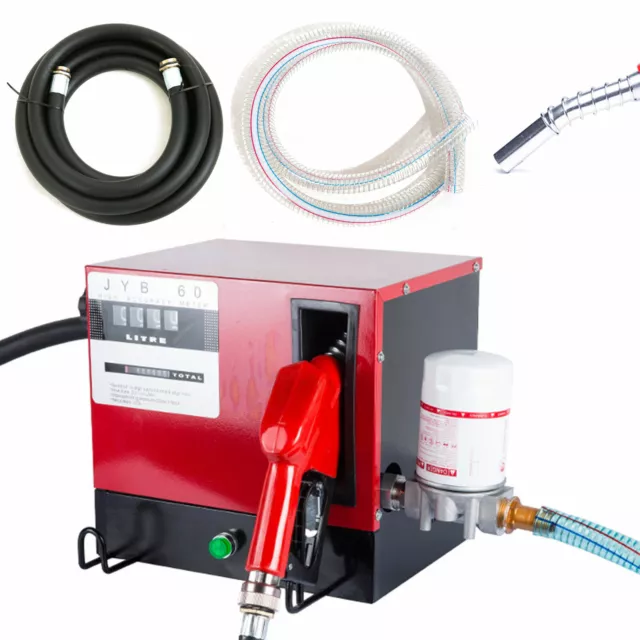 Pompa diesel autoadescante 60 l/min spegnimento automatico olio combustibile pompa pistola 550 W