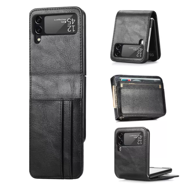 Etui Coque pour Samsung Galaxy Z Flip3 5G, Étui Portable à Clapet Téléphone Bf