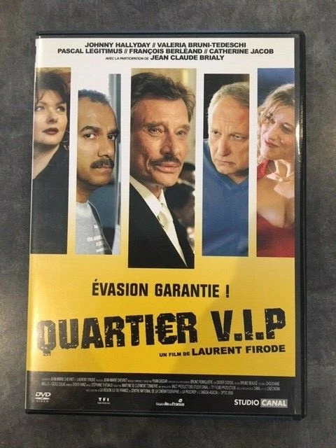 QUARTIER V.I.P. film avec JOHNNY HALLYDAY et PASCAL LEGITIMUS en DVD Zone 2
