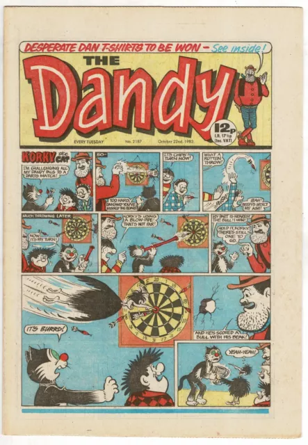 The Dandy comic #2187 22nd October 1983 - combined P&P