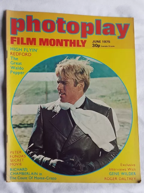 Photoplay Film Monthly - June 1975 - Peter Fonda, Susan Hayward, Robert Redford