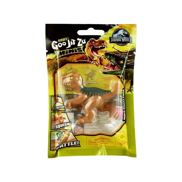 Goo Jit Zu Jurassic World nyújtható dinoszaurusz mini figura - Gigantosaurus Gold - Gyerekajándék Goo Jit Zu Jurassic World nyújtható dinoszaurusz mini figura - Gigantosaurus Gold - Gyerekajándék