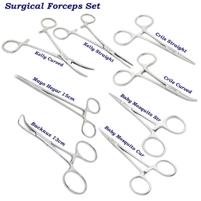 Hemostatic Kelly,Pean,Mosquito forceps Artery Halsted Clamp Pliers Needle Holder