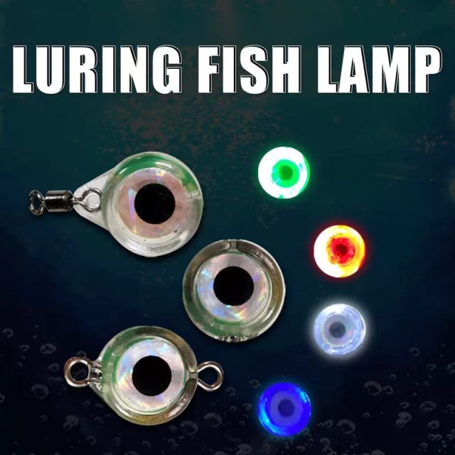 Lampada esca per pesca forma occhio impermeabile mini esca per pesca luce Sp