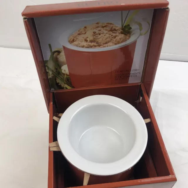 Ceramic Dip Chiller Serving Bowl Gourmet Du Village Bistro Collection