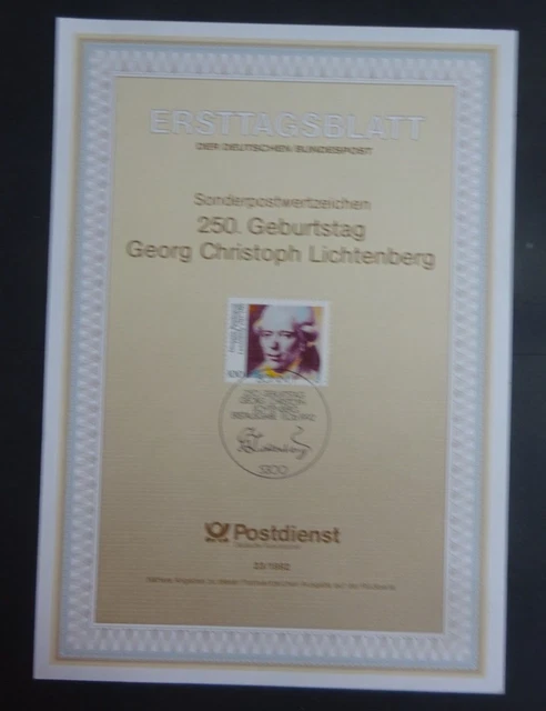 briefmarken ersttagsblatt bund  deutschland  23/1992 michel 1616  270