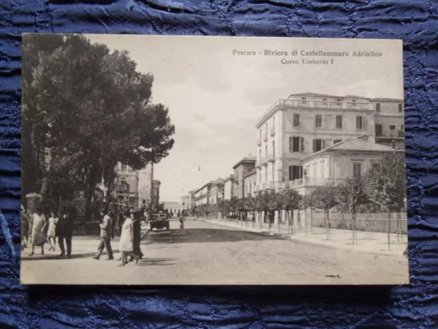 Pescara Riviera Di Castellammare Adriatico Corso Umberto I Non Viagg.