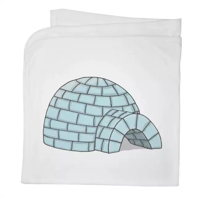 'Igloo' Cotton Baby Blanket / Shawl (BY00011901)