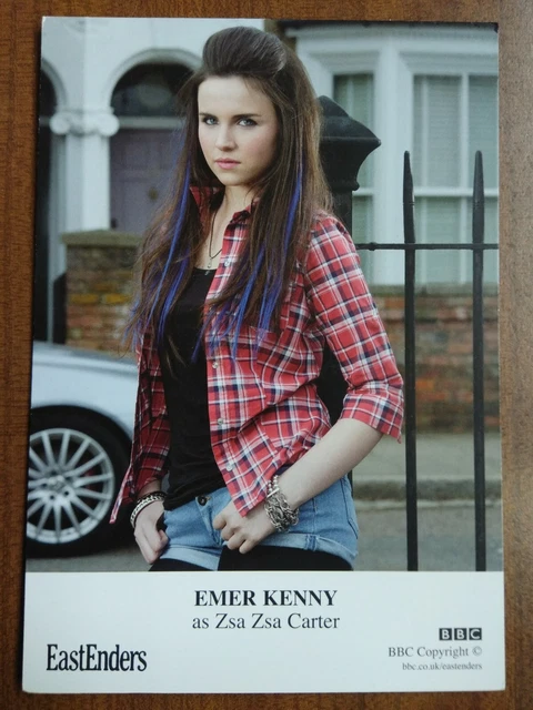 EMER KENNY *Zsa Zsa Carter* EASTENDERS NOT SIGNED FAN CAST PHOTO CARD FREE POST