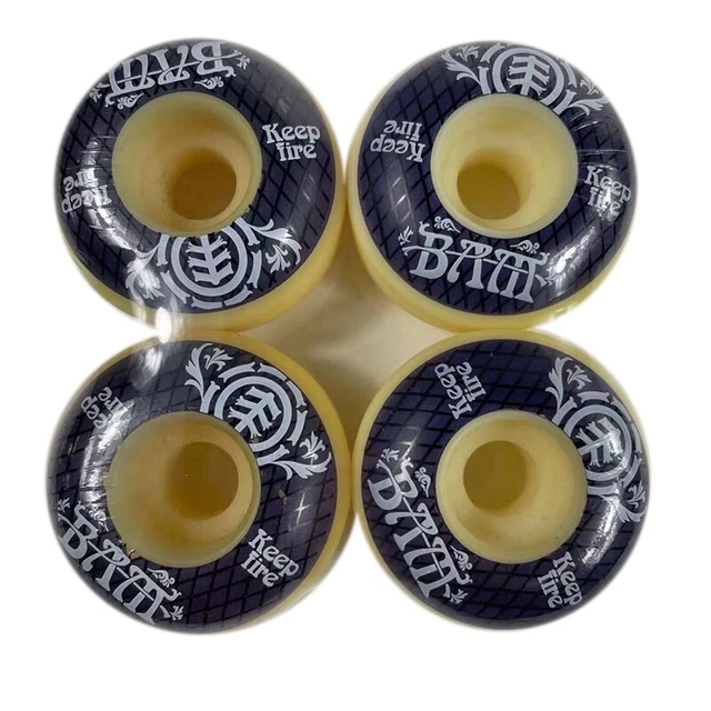 4Pcs Skateboard Wheels 54mm PU Hardness Skate Board 85A Longboard Wheels fo W3T2