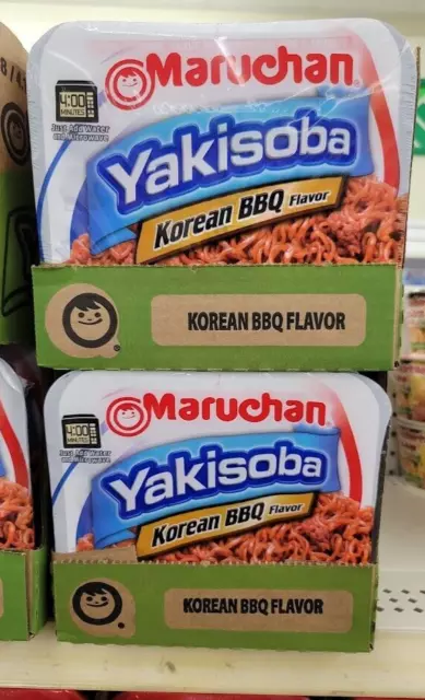 MARUCHAN YAKISOBA KOREAN BBQ flavor Japaneses Ramen Noodle 4.12 oz ...