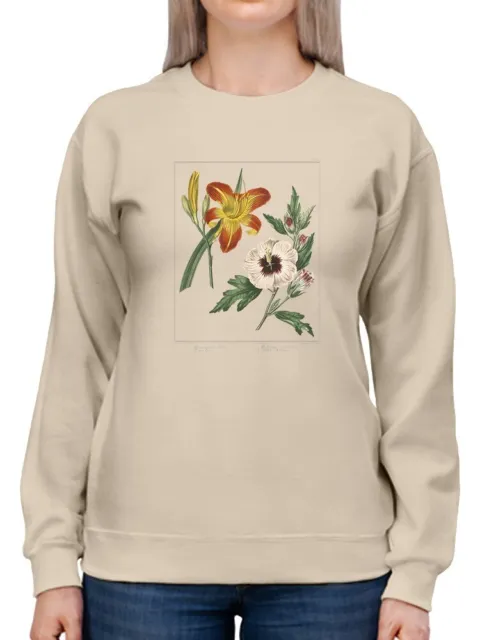 Garden Flowers Delight Sweatshirt -Sydenham Edwards Designs 2