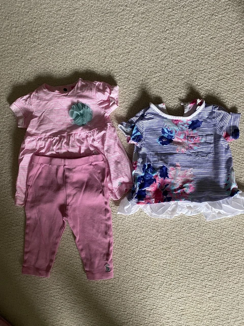 Set X2 Abito/Top e Leggings per Bambine Joules - 3-6 Mesi