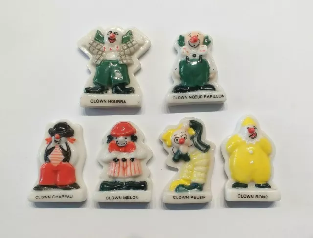 Série complète de fèves LES CLOWNS PLATS 1999 * 77