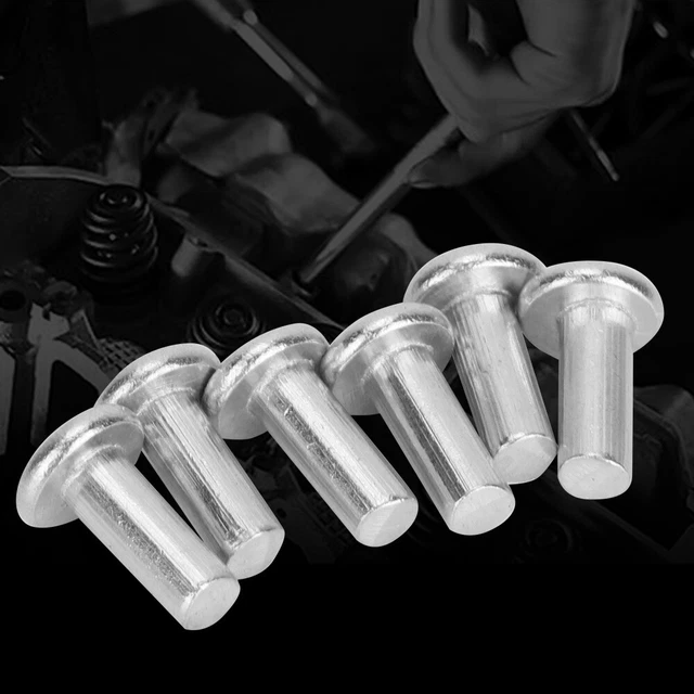 100pcs GB867 M4 Flat Head Aluminum Rivets Flat Head Rivet (M4 * 16) Spares FEI